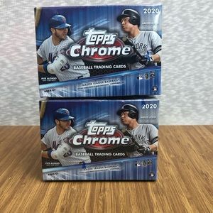 (2) 2020 Topps CHROME MLB Trading Cards BLASTERs